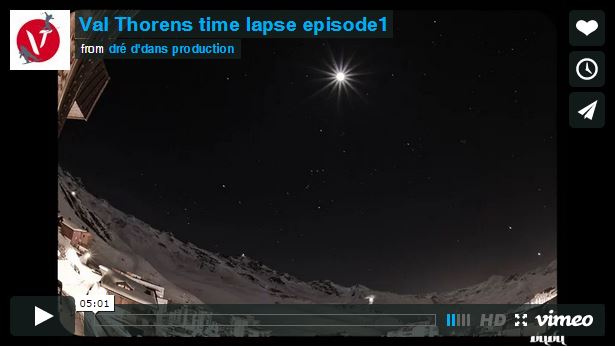 Increíble timelapse de Val Thorens