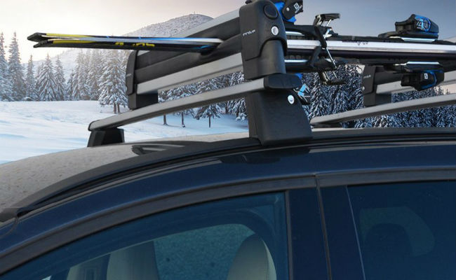 Portaesquis para coche 4 Esquis, 2 Snow-Para 4 pares de esquís, o de 2  snowboards