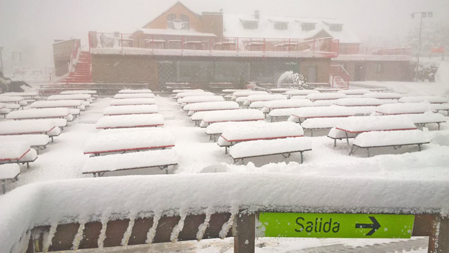 Nieva en los Pirineos Aragoneses