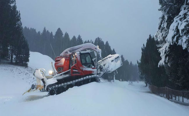 La Molina y Masella se tiñen literalmente de blanco